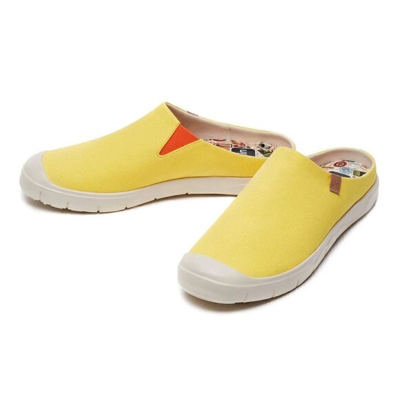 UIN Men\'s Fashion Slippers Walking Casual Shoes(Yellow Maize Cadiz III Men) main image 4